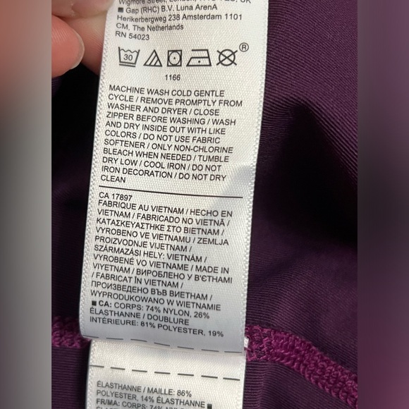 Athleta Purple Fairway High Rise Golf Skort 16” Size 1X - Picture 12 of 13